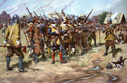 The First Muster in spring 1637