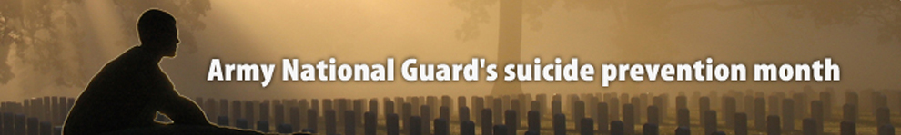 Army National Guard's Suicide Prevention Month Banner Graphic