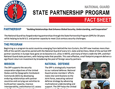 State Partnership Program Fact Sheet