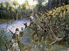 'Cuidado'--Take Care--Bushmaster with Bolo! by H. Charles McBarron