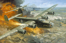 Fire Over Ploesti by Roy Grinnell