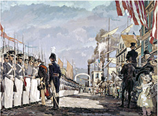 Lafayette and the National Guard by Ken Riley
