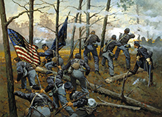 'Plenty of Fighting Today': The 9th Illinois at Shiloh by Keith Rocco