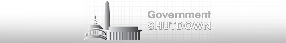 Government Shutdown Banner