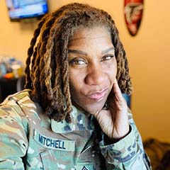 Command Sgt. Maj. Tamara Mitchell
