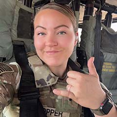 Warrant Officer Courtney Topper
