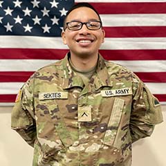 Pvt. Reggie Sektes