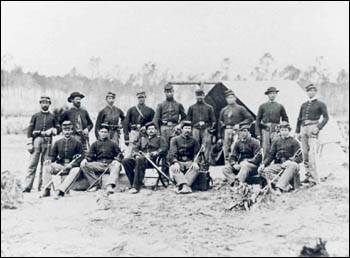 A detachment of the 3rd Indiana Cavalry