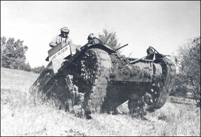 A M2A1 tank of the 192nd Tank Battalion