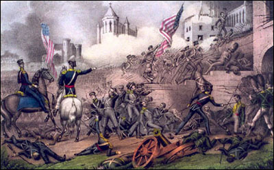 Storming of Monterey-Attack on the Bishop's Palace