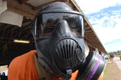 Staff Sgt. Eric Brown of the Florida National Guard's Counterdrug Training Academy at the 2008 SWAT Round-up International Competition in Orlando, Fla., Dec. 4, 2008. Photo by Tech. Sgt. Thomas Kielbasa.