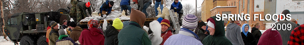 2009 Spring Floods Banner Graphic